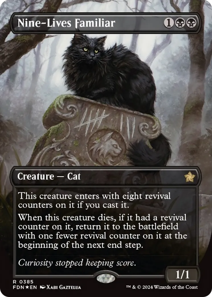 Nine-Lives Familiar — Foundations — Magic: The Gathering