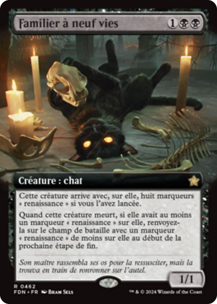 Familier à neuf vies — Foundations — Magic: The Gathering
