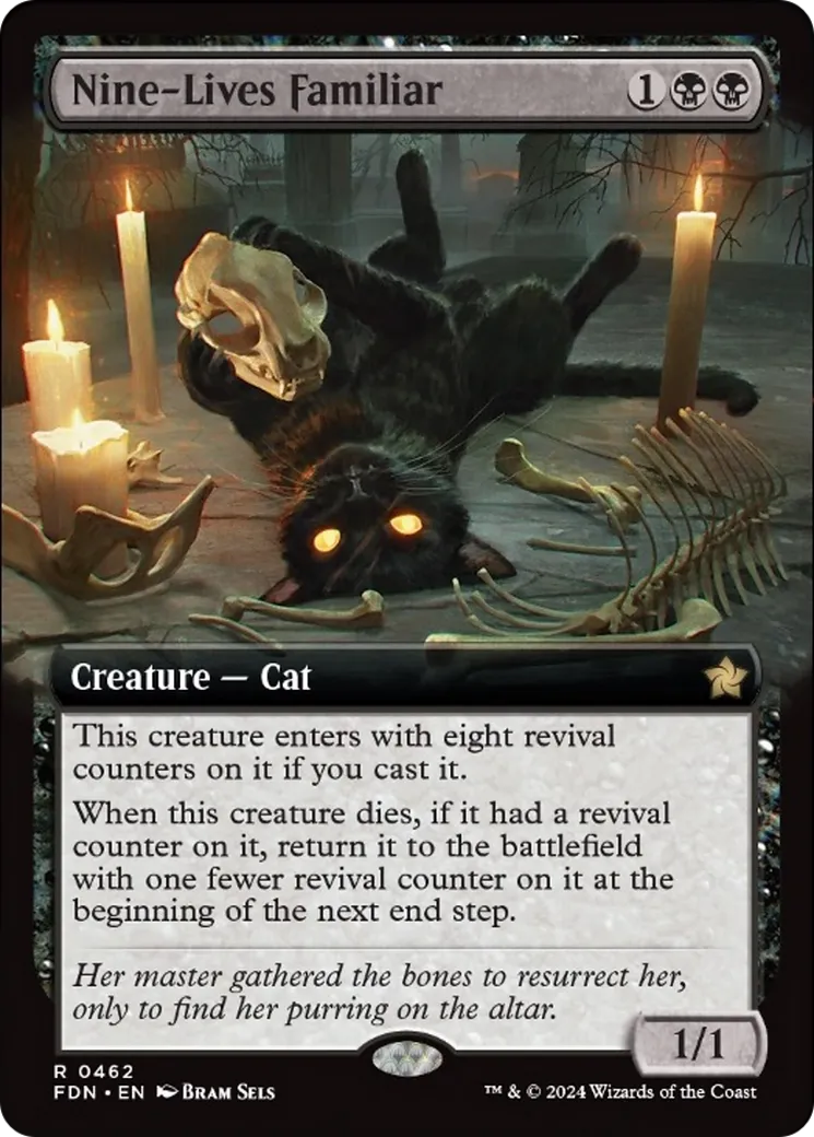 Nine-Lives Familiar — Foundations — Magic: The Gathering