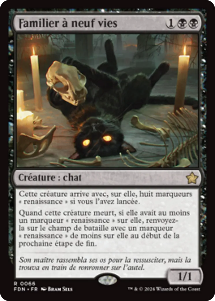 Familier à neuf vies — Foundations — Magic: The Gathering