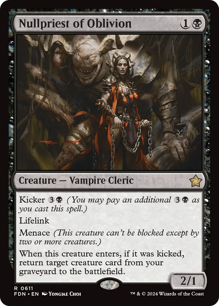 Prêtresse des inféconds de l'oubli — Foundations — Magic: The Gathering