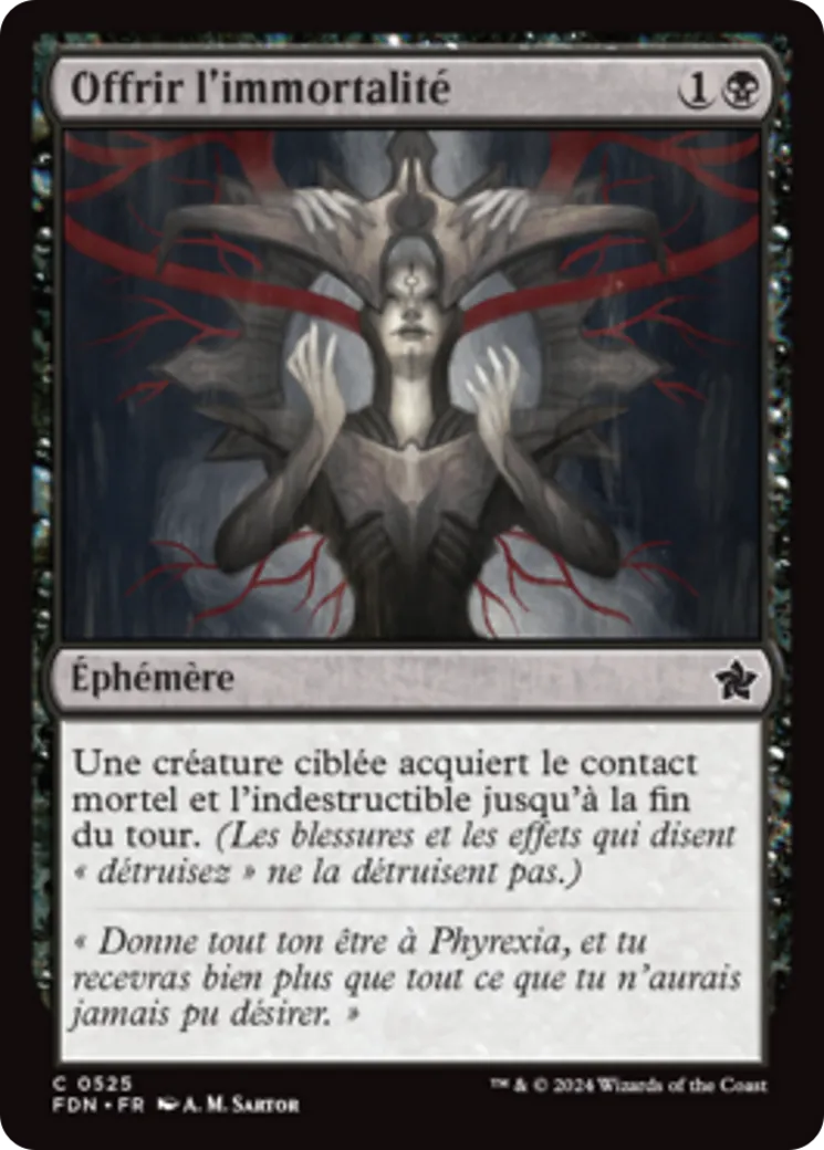 Offrir l'immortalité — Foundations — Magic: The Gathering