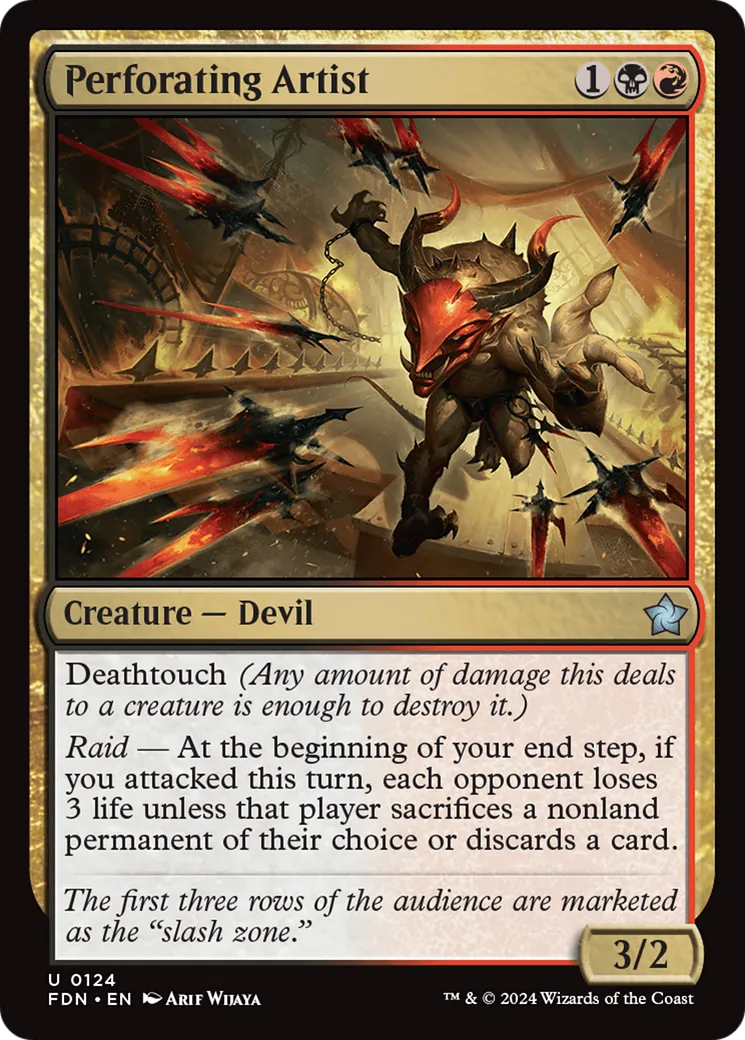 Perforating Artist — Foundations — Magic: The Gathering
