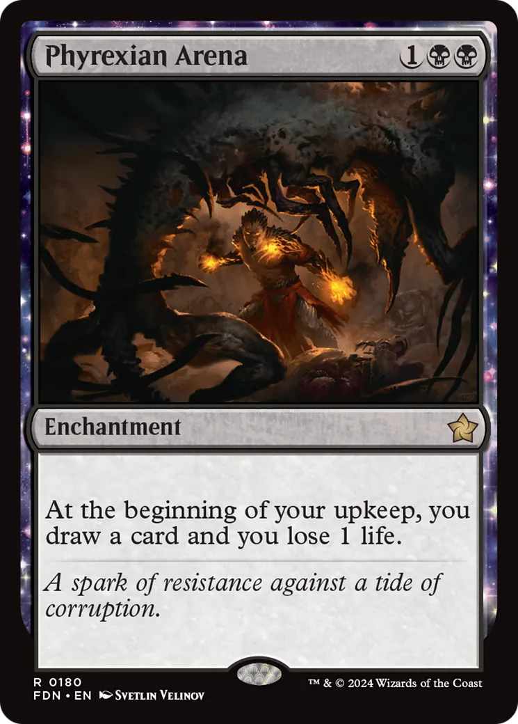 Phyrexian Arena — Foundations — Magic: The Gathering