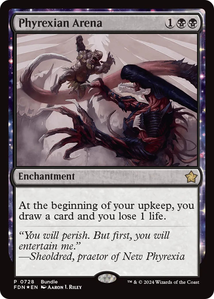 Phyrexian Arena from Foundations - Magic: The Gathering