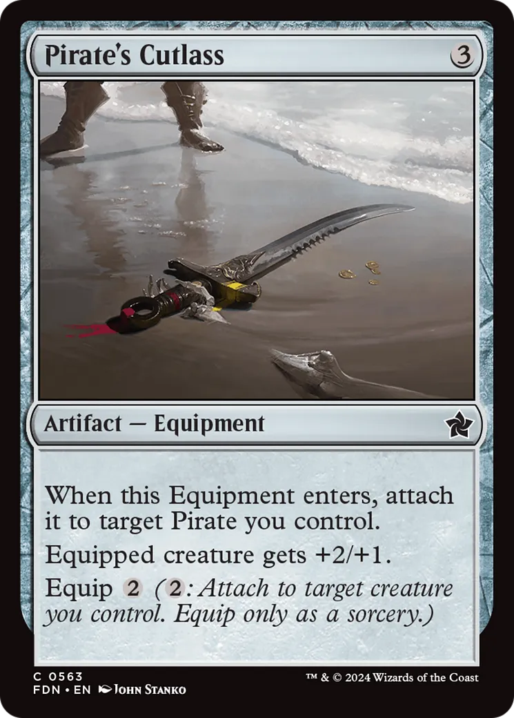 Pirate's Cutlass — Foundations — Magic: The Gathering