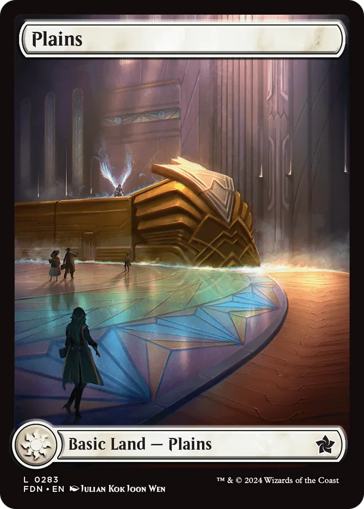 Plains — Foundations — Magic: The Gathering