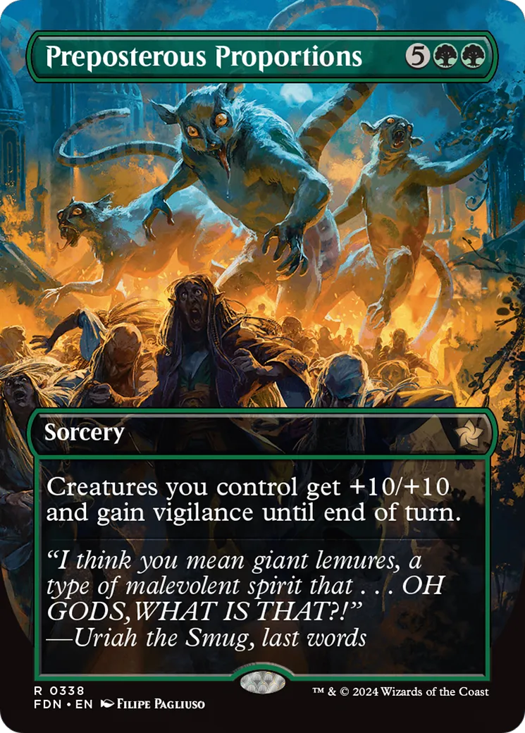 Preposterous Proportions — Foundations — Magic: The Gathering