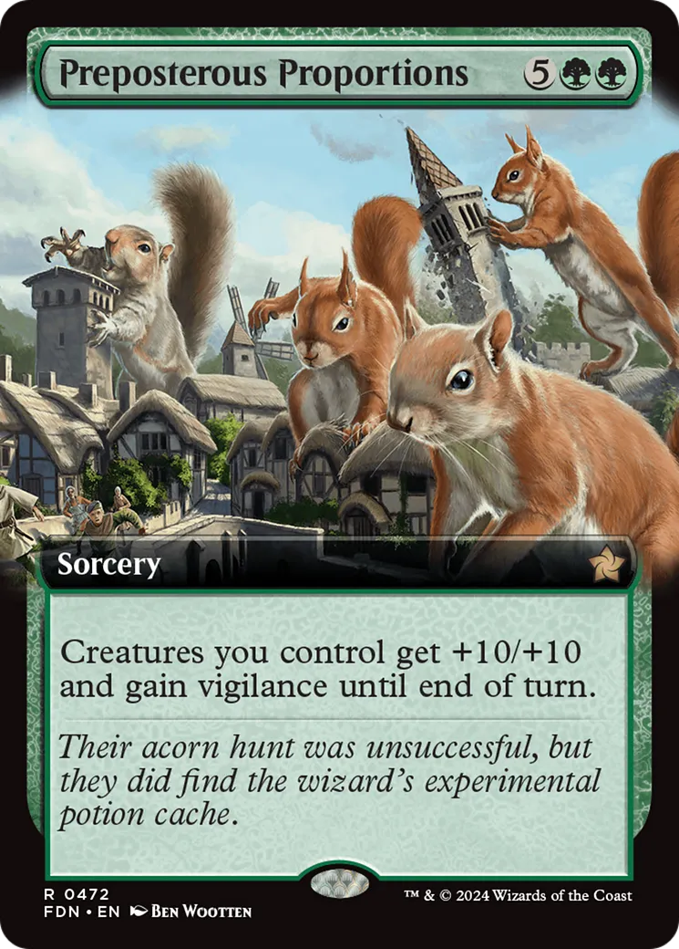 Preposterous Proportions — Foundations — Magic: The Gathering