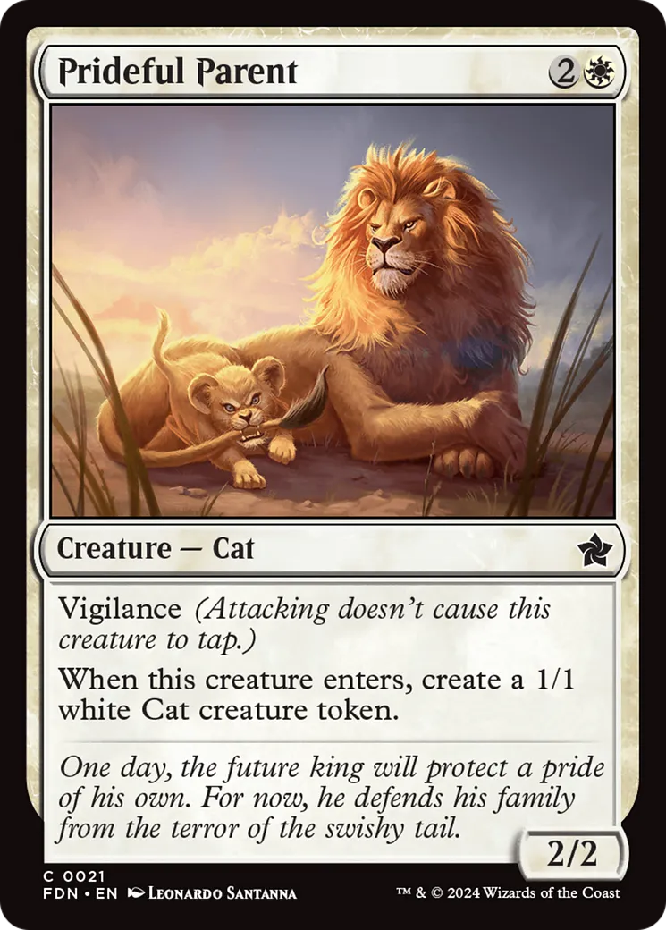 Prideful Parent — Foundations — Magic: The Gathering