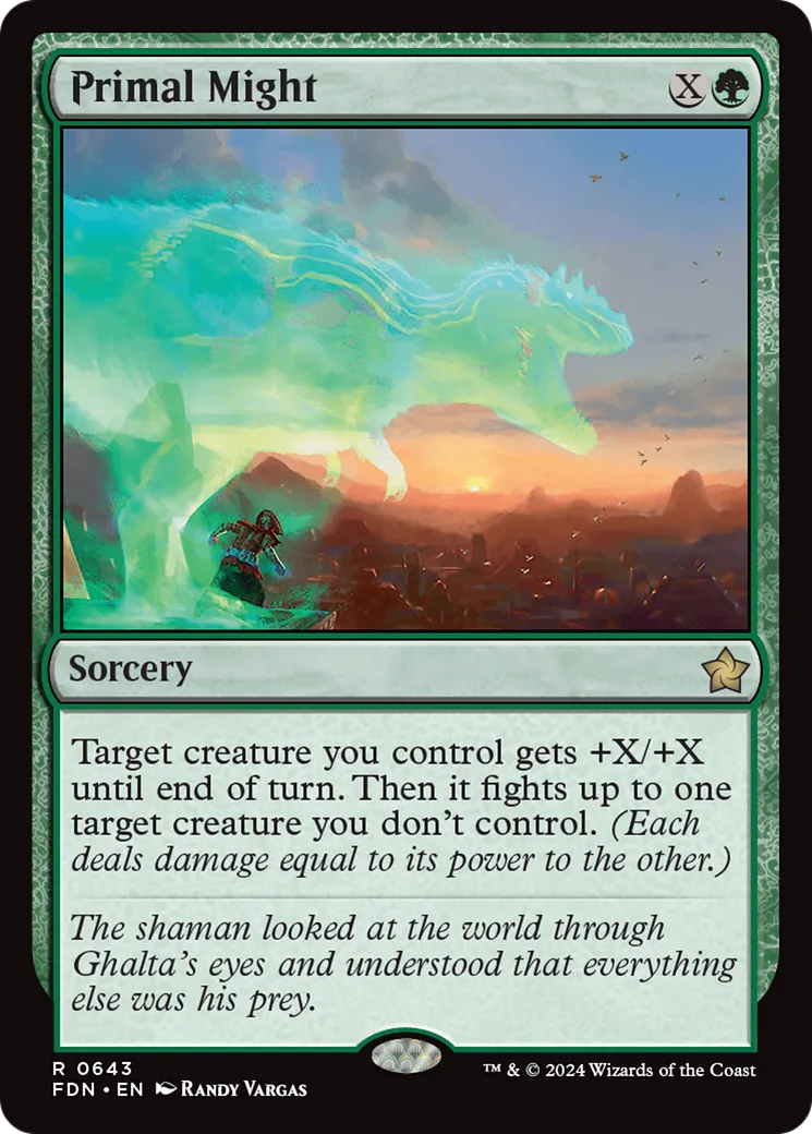 Puissance primordiale — Foundations — Magic: The Gathering