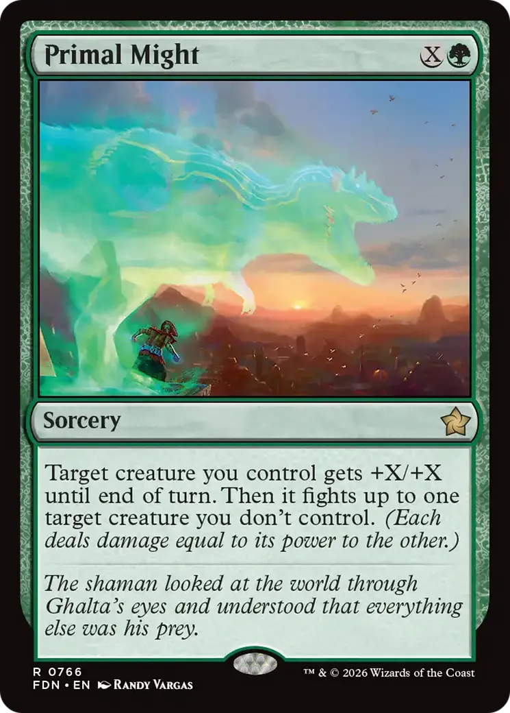 Puissance primordiale — Foundations — Magic: The Gathering