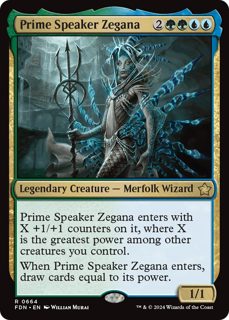 Première oratrice Zegana — Foundations — Magic: The Gathering