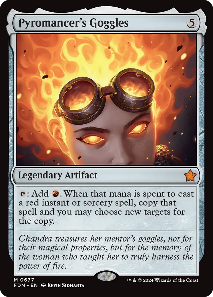 Pyromancer's Goggles — Foundations — Magic: The Gathering