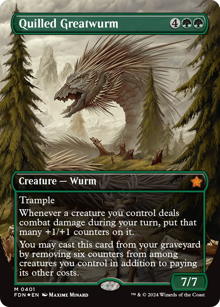 Grande guivre à aiguilles — Foundations — Magic: The Gathering