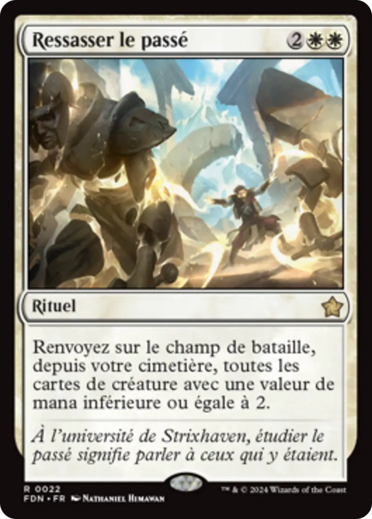 Ressasser le passé — Foundations — Magic: The Gathering