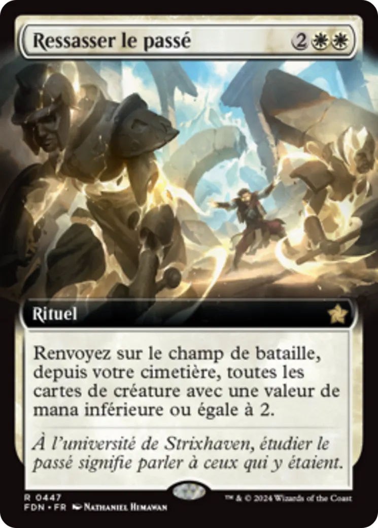 Ressasser le passé — Foundations — Magic: The Gathering