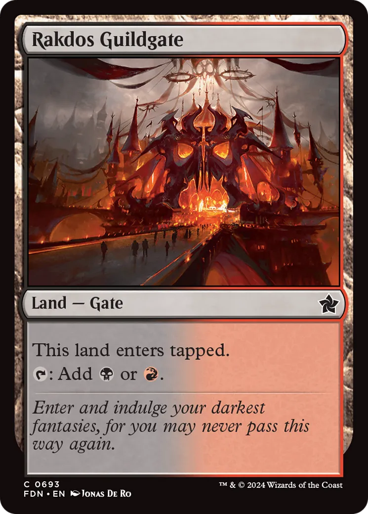 Porte de la guilde de Rakdos — Foundations — Magic: The Gathering