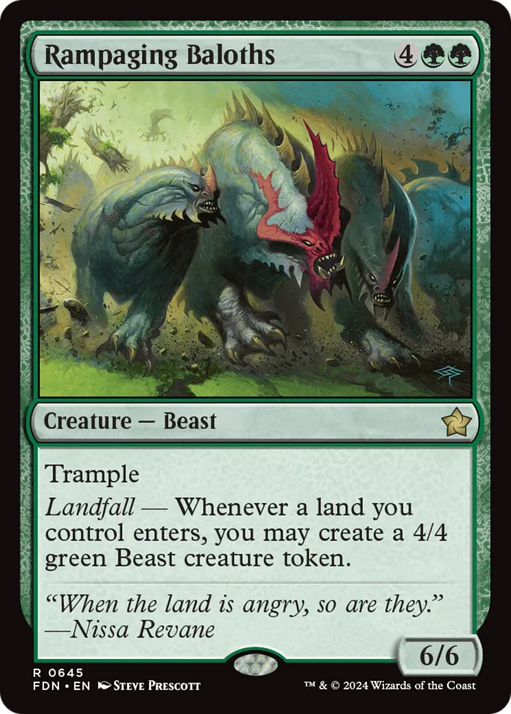 Baloths déchaînés — Foundations — Magic: The Gathering