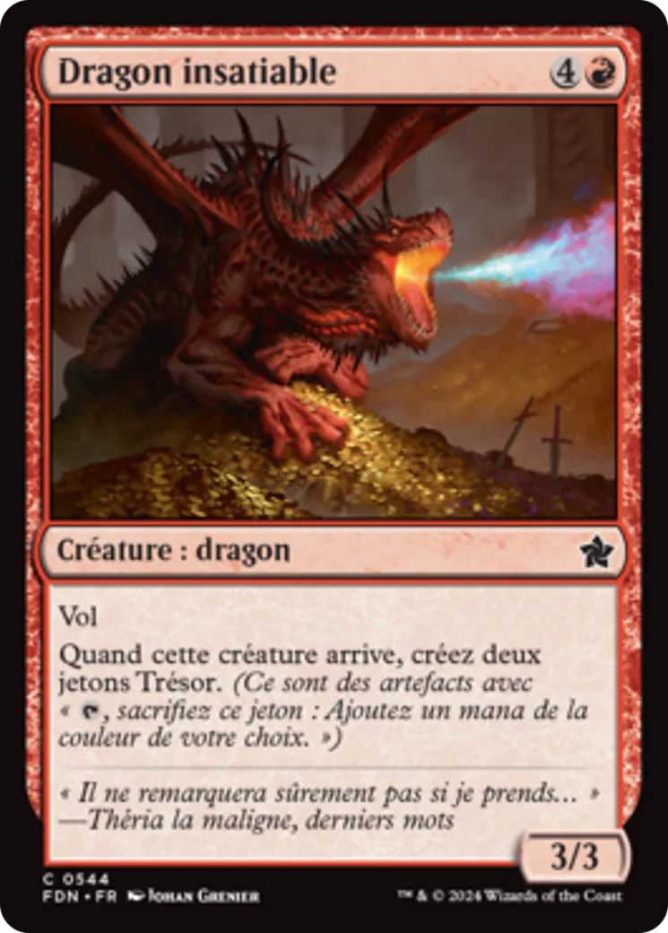 Dragon insatiable — Foundations — Magic: The Gathering