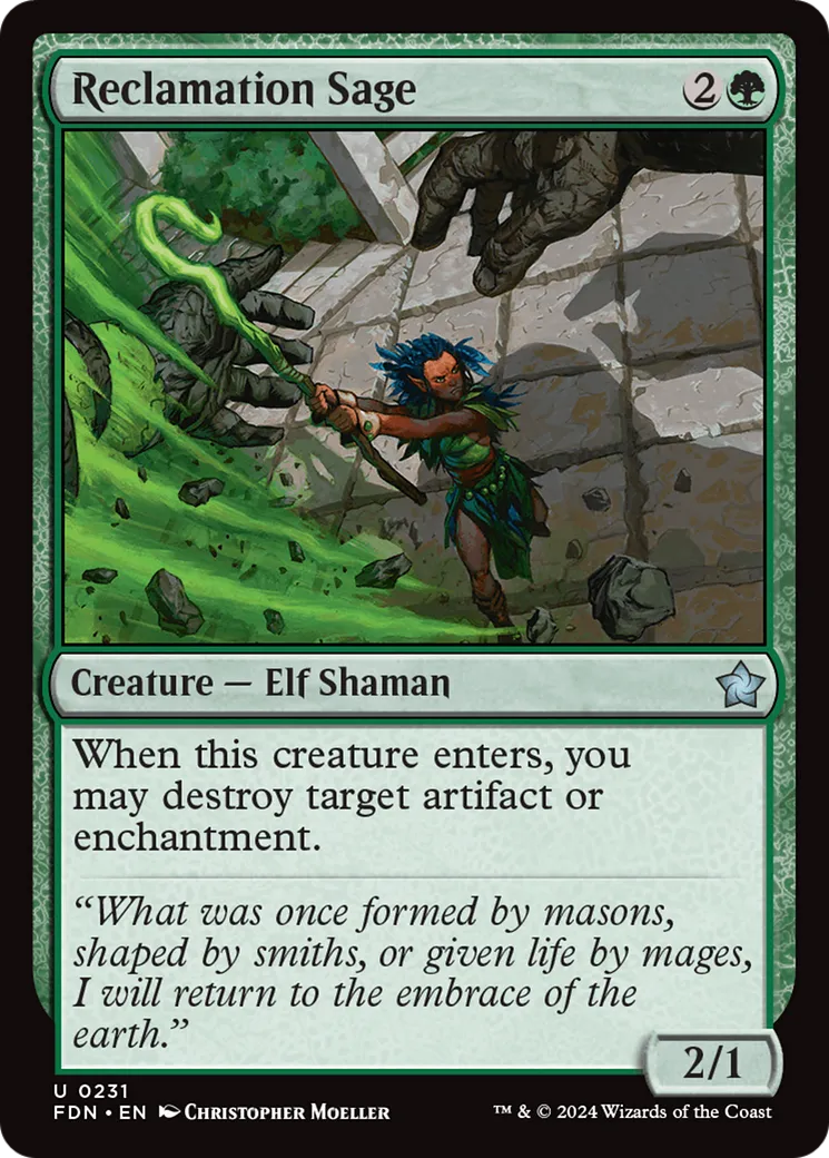 Sage du reboisement — Foundations — Magic: The Gathering