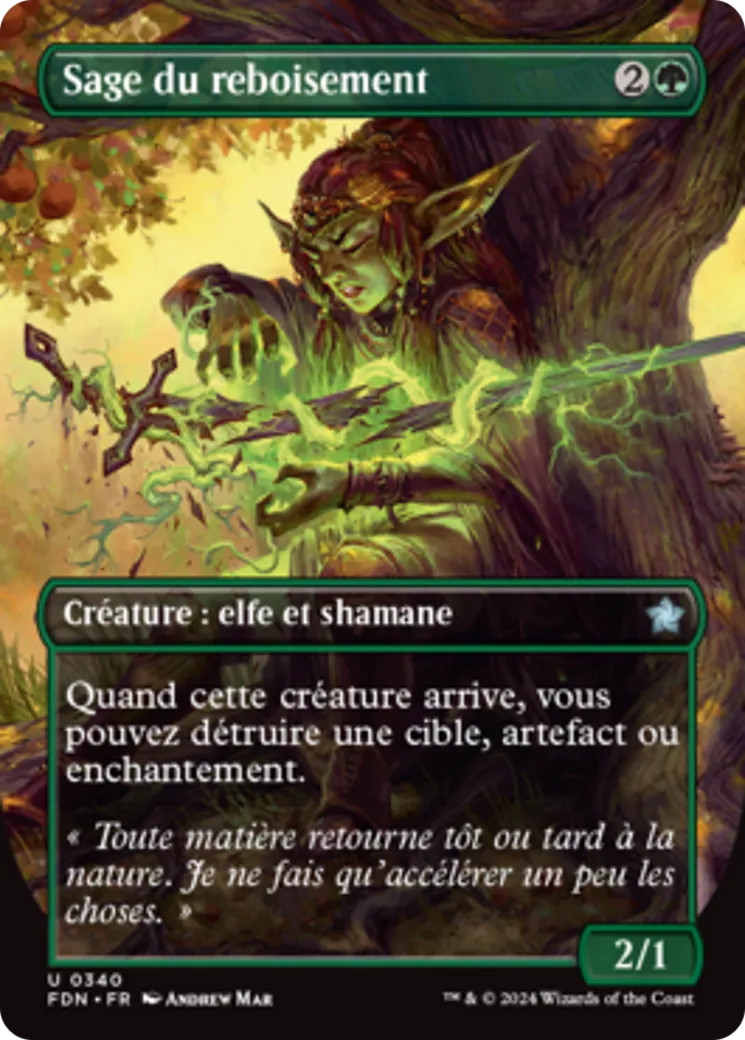 Sage du reboisement — Foundations — Magic: The Gathering