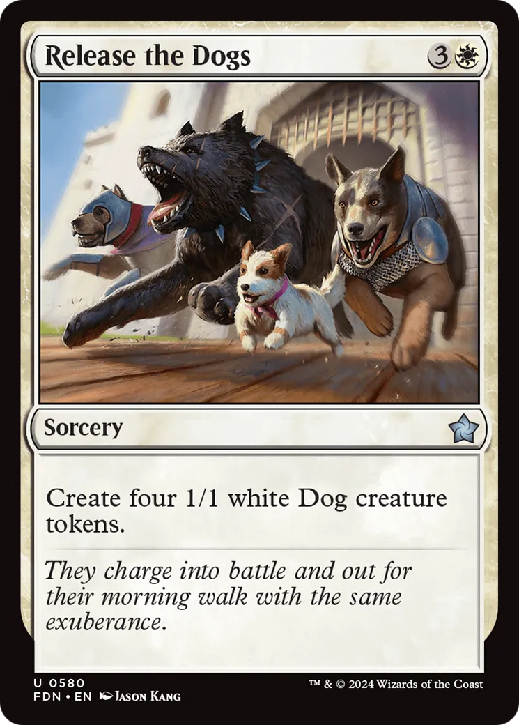 Lâcher les chiens — Foundations — Magic: The Gathering