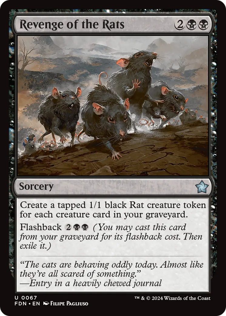 Revenge of the Rats — Foundations — Magic: The Gathering