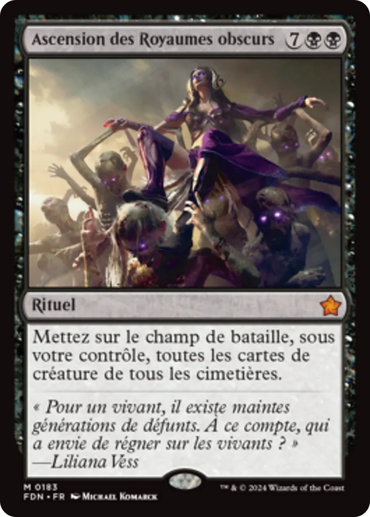 Ascension des Royaumes obscurs — Foundations — Magic: The Gathering