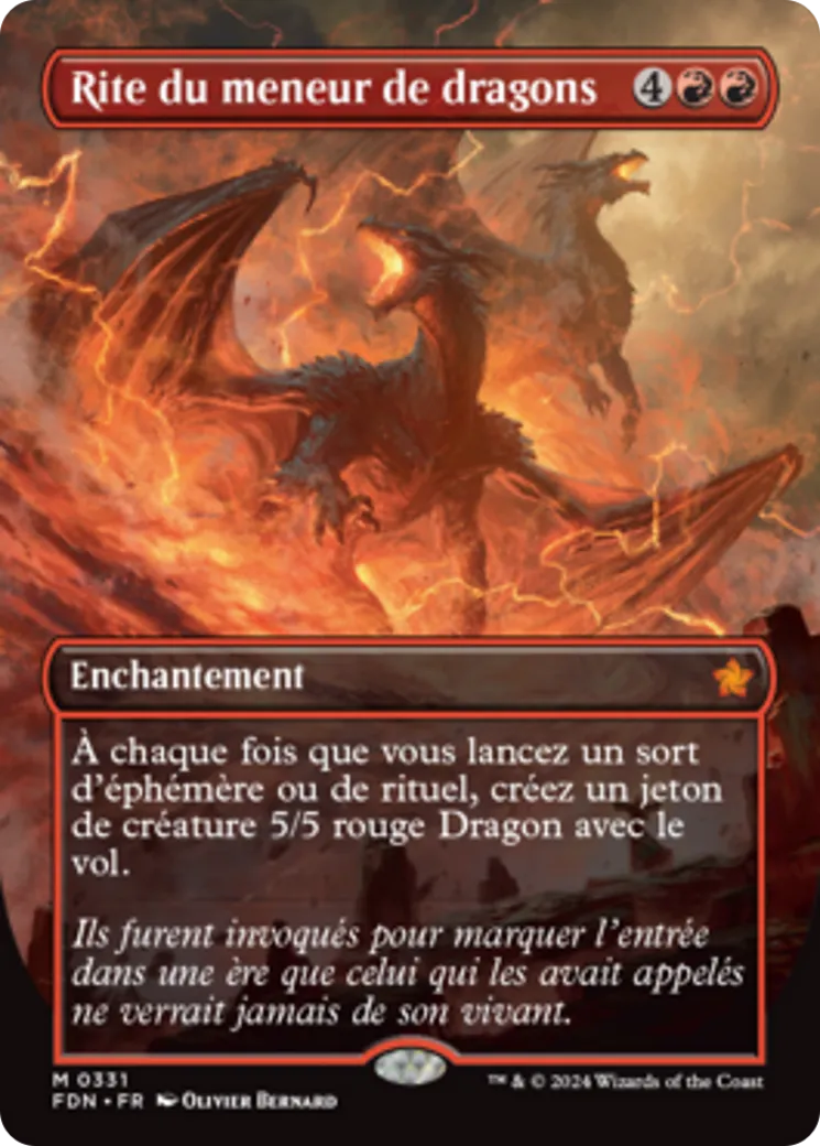 Rite du meneur de dragons — Foundations — Magic: The Gathering