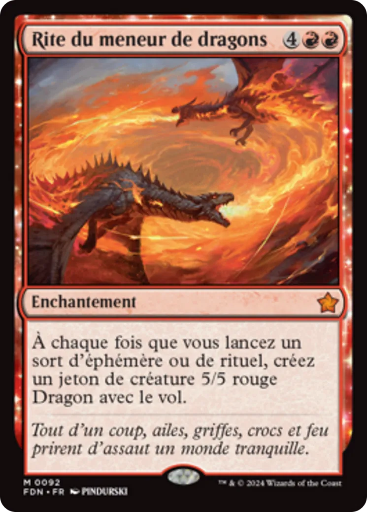 Rite du meneur de dragons — Foundations — Magic: The Gathering