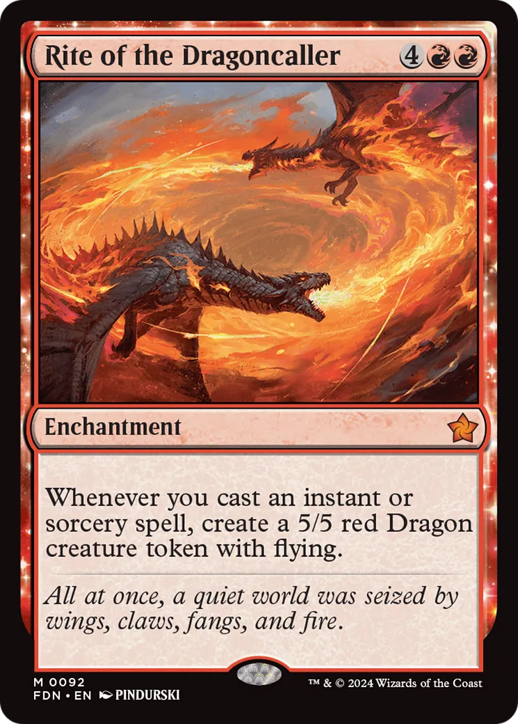 Rite of the Dragoncaller — Foundations — Magic: The Gathering