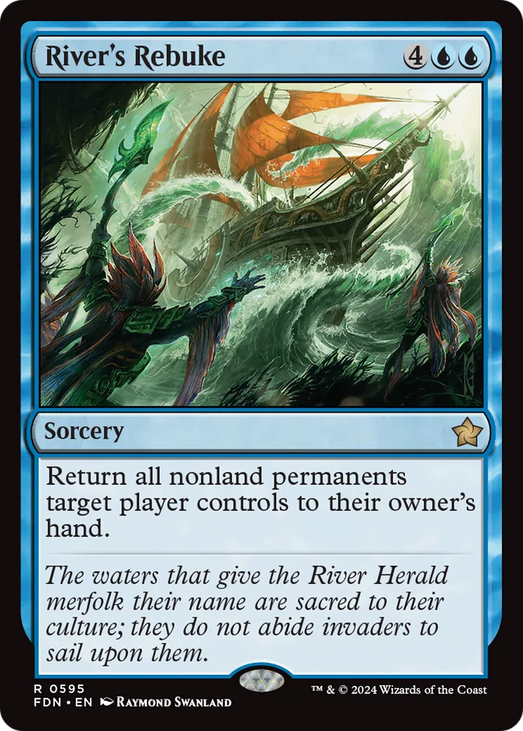 Blâme du fleuve — Foundations — Magic: The Gathering