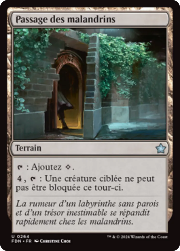 Passage des malandrins — Foundations — Magic: The Gathering