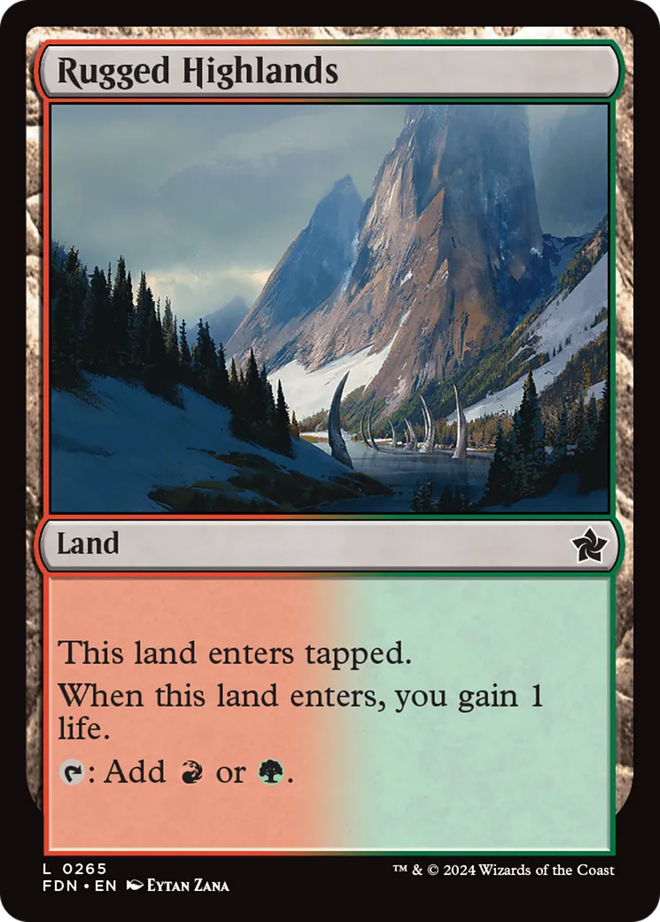 Hautes terres rocailleuses — Foundations — Magic: The Gathering
