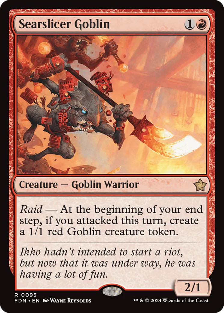 Searslicer Goblin — Foundations — Magic: The Gathering