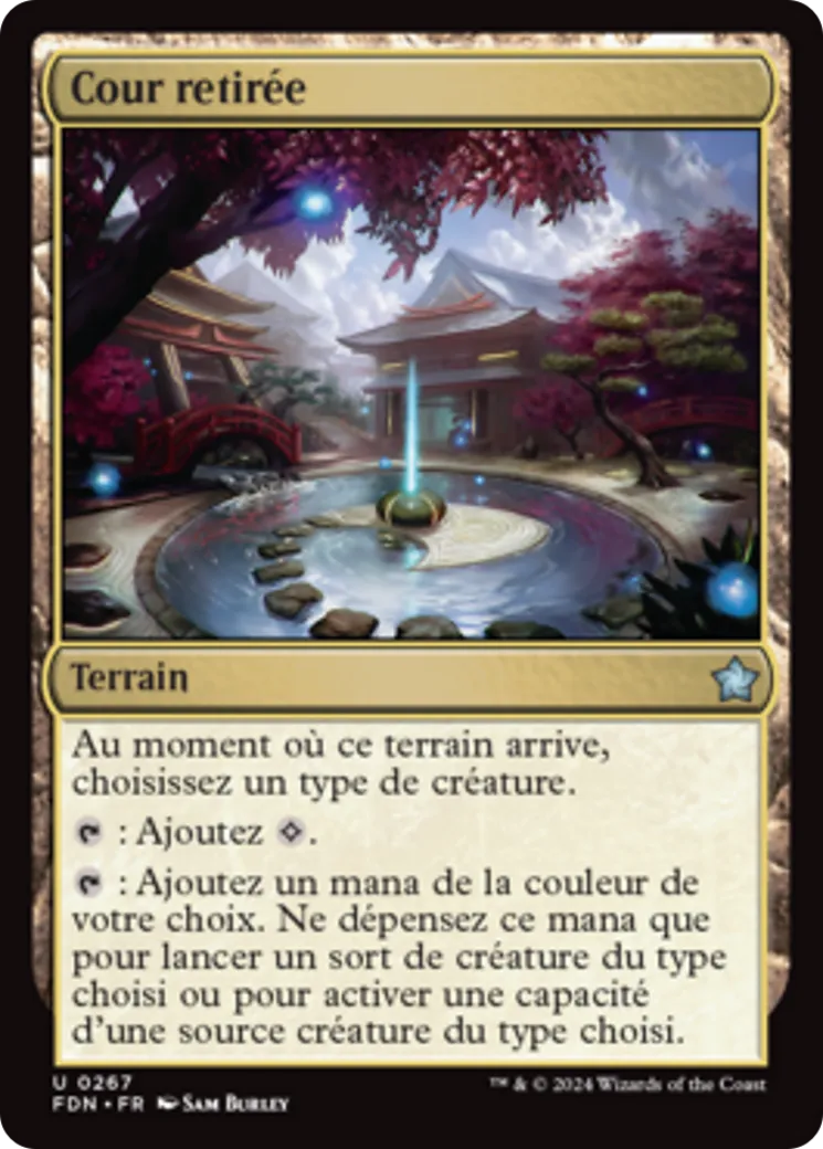 Cour retirée — Foundations — Magic: The Gathering