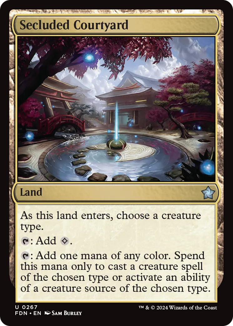 Cour retirée — Foundations — Magic: The Gathering