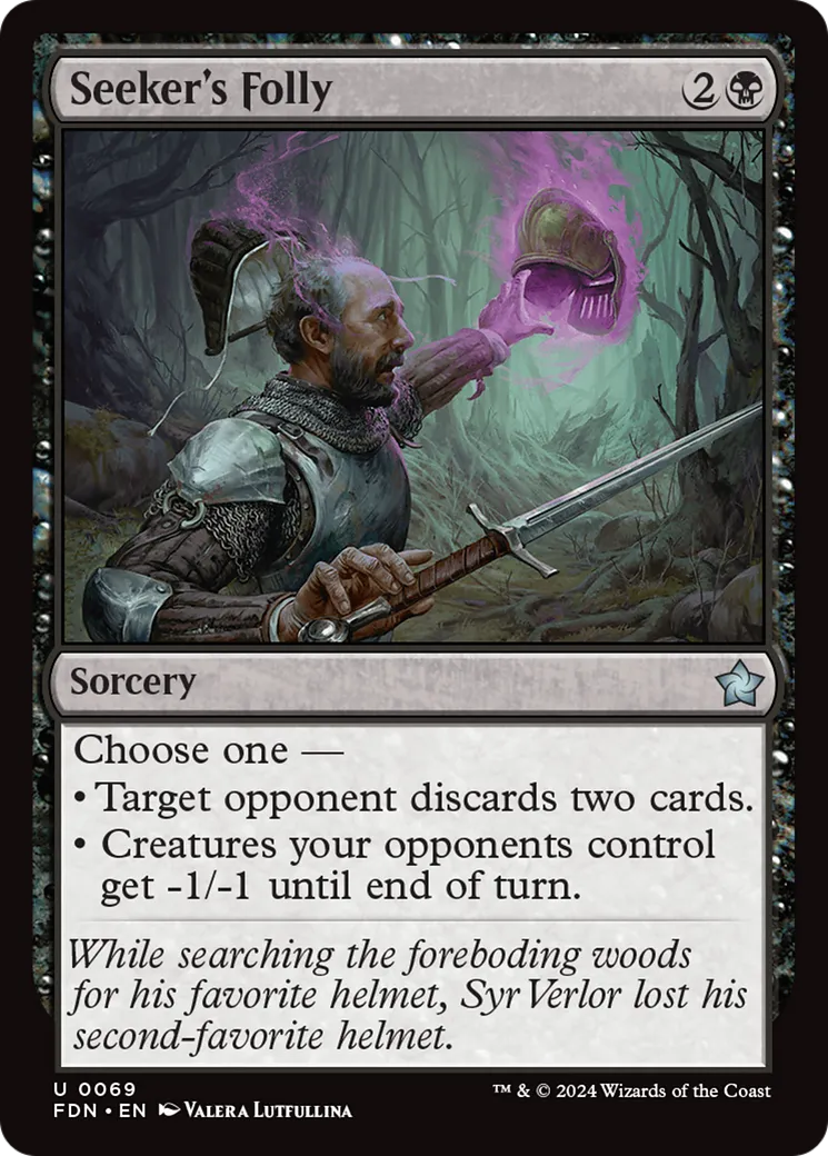 Seeker's Folly — Foundations — Magic: The Gathering