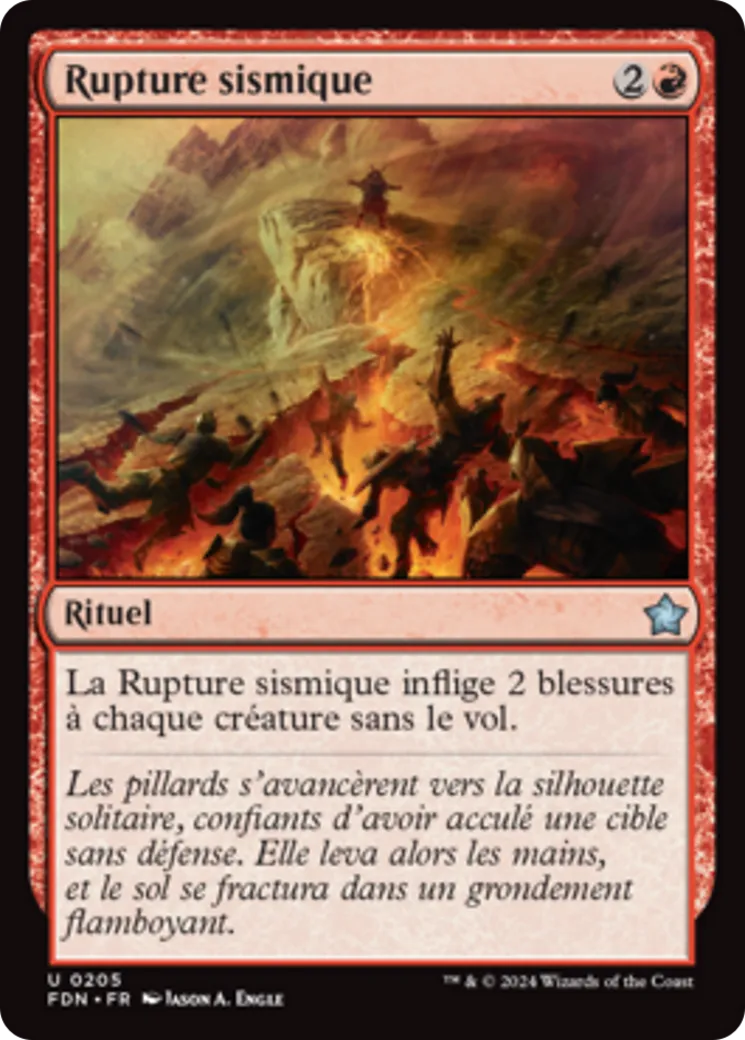 Rupture sismique — Foundations — Magic: The Gathering