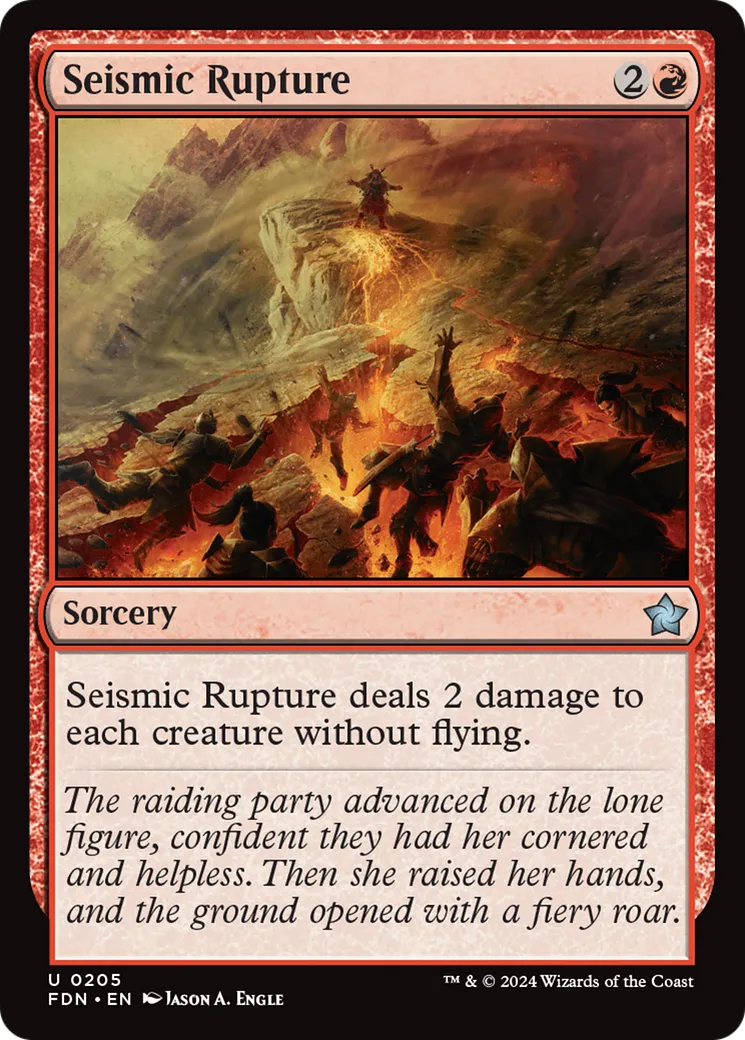Seismic Rupture — Foundations — Magic: The Gathering
