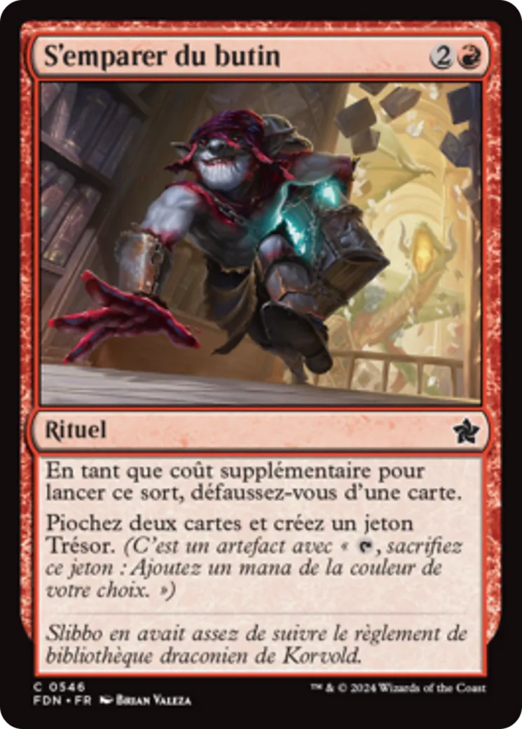 S'emparer du butin — Foundations — Magic: The Gathering