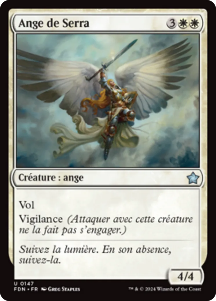 Ange de Serra — Foundations — Magic: The Gathering