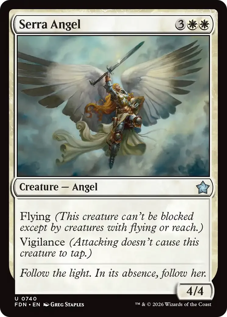 Ange de Serra — Foundations — Magic: The Gathering
