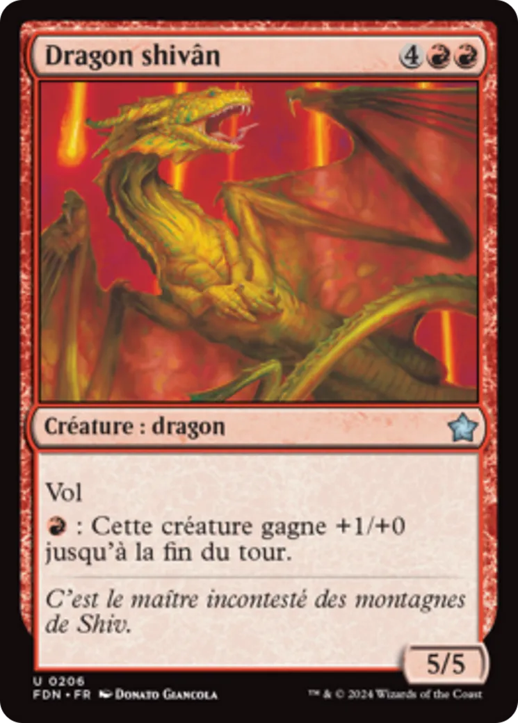 Dragon shivân — Foundations — Magic: The Gathering