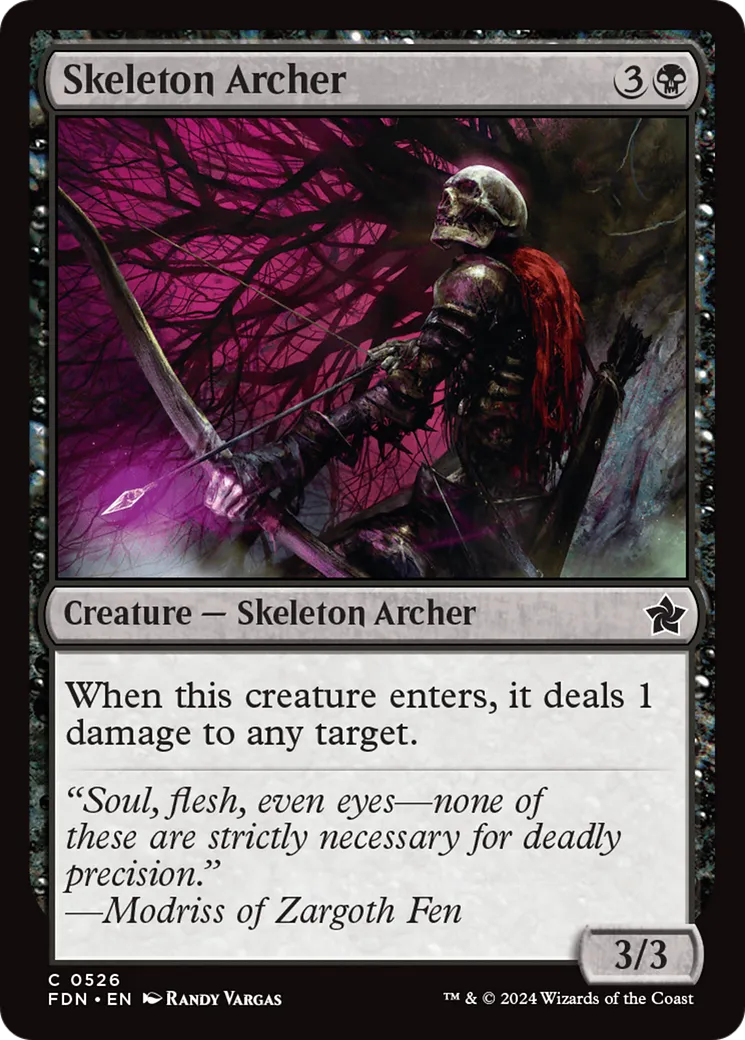 Skeleton Archer — Foundations — Magic: The Gathering