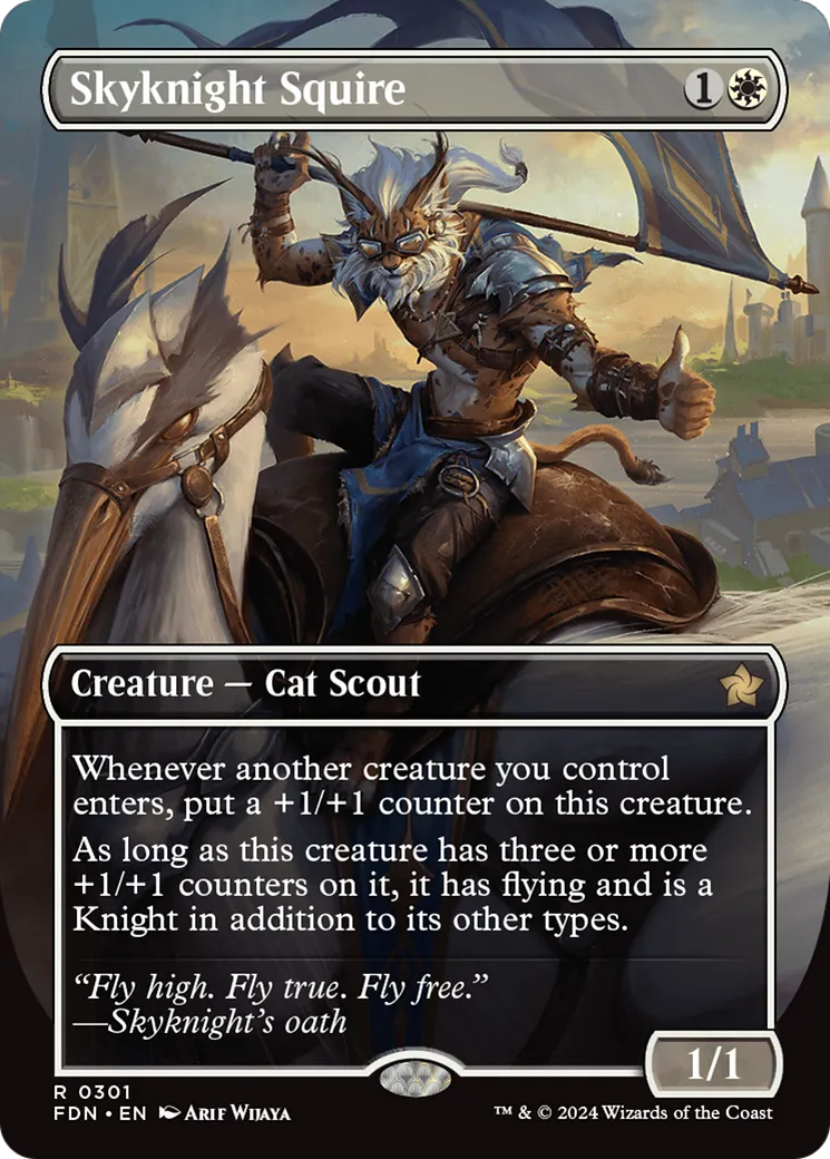 Skyknight Squire — Foundations — Magic: The Gathering