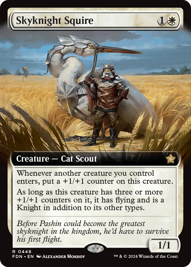 Skyknight Squire — Foundations — Magic: The Gathering