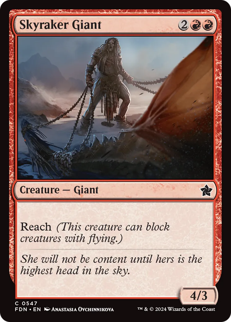 Skyraker Giant — Foundations — Magic: The Gathering