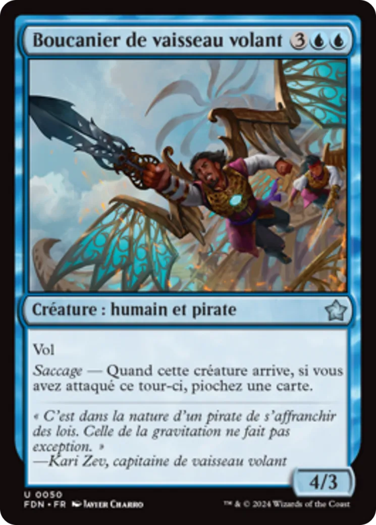 Boucanier de vaisseau volant — Foundations — Magic: The Gathering